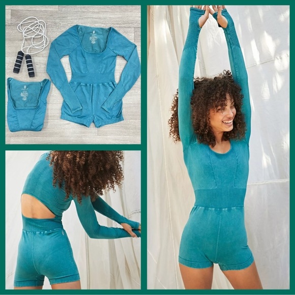 NEW Free People Good Karma Long Sleeve Runsie/Jumpsuit - Picture 4 of 4